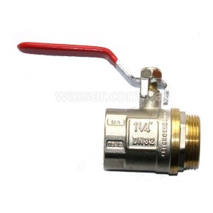 Ball valve 1 1/4 VN handle water Sanitary set